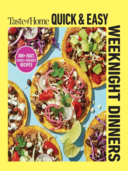 Title details for Taste of Home Quick & Easy Weeknight Dinners by Taste of Home - Wait list